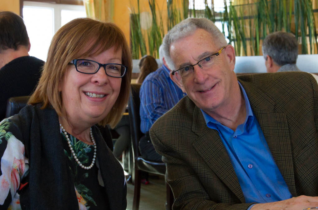 Dr. Marlène Boudreault and Dr. Tom Seyfried.