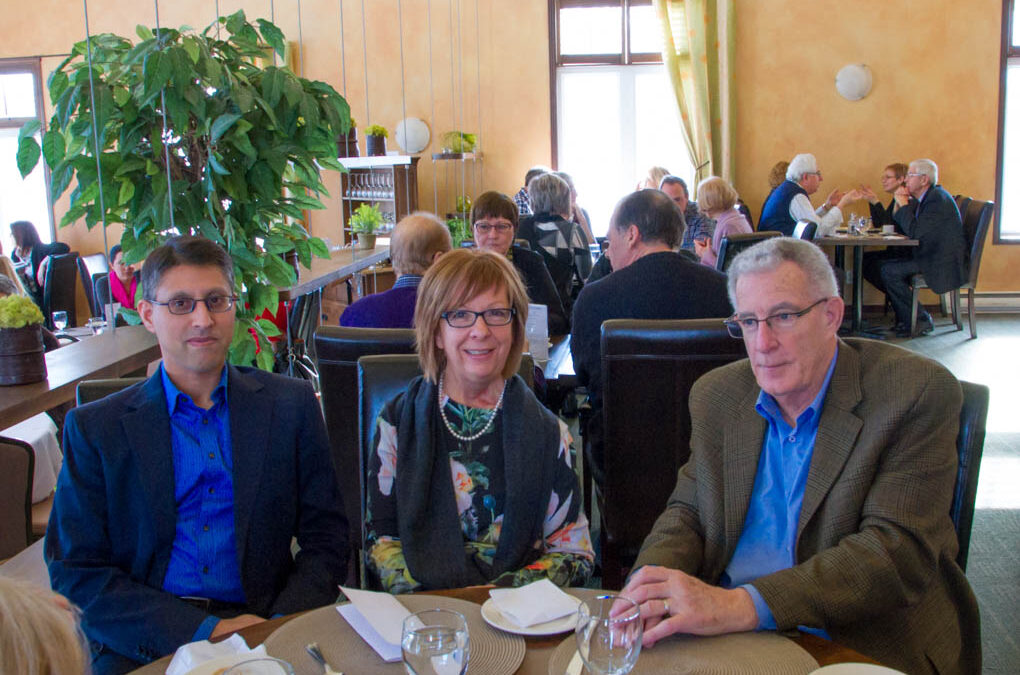 Having lunch at Spa Eastman after Dr. Khan’s presentation about non-toxic cancer therapies.