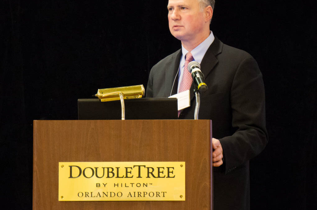 Dr. Leonard Weinstock presenting about LDN and bowel disease