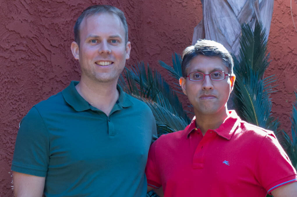 Dr. Khan with Dr. Michael Reid