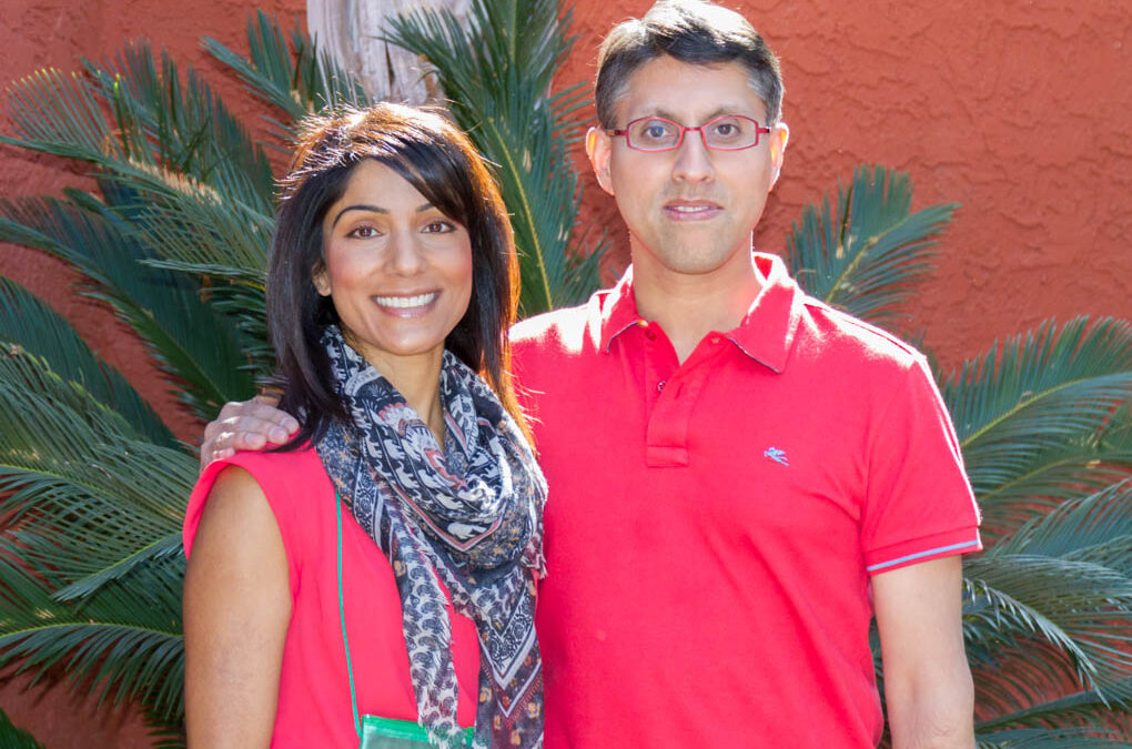 Dr. Khan with Dr. Sharon Gurm
