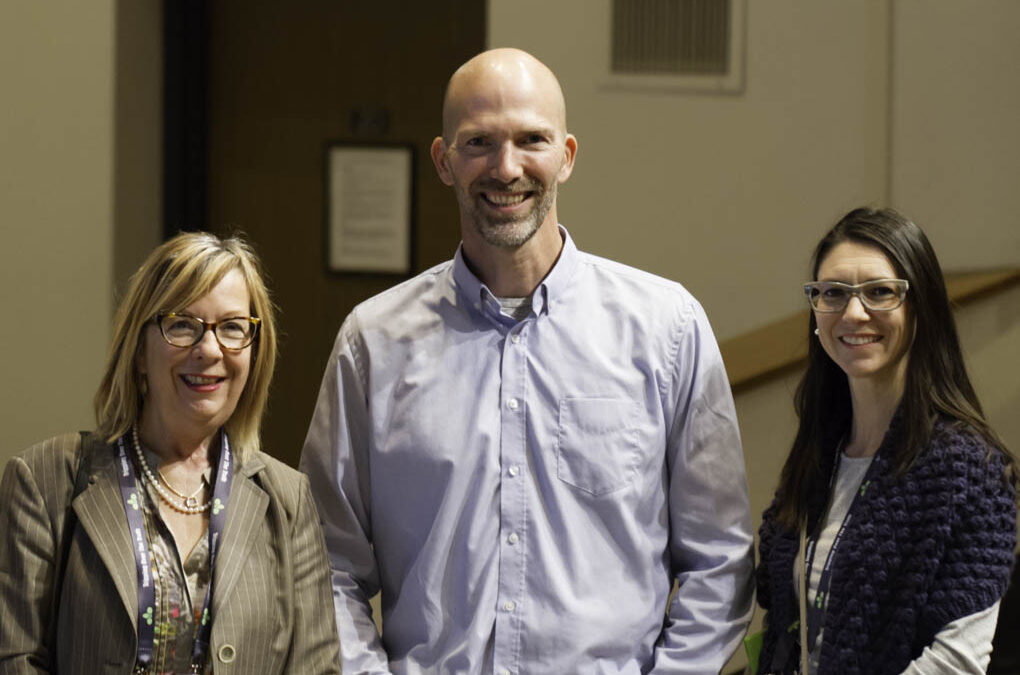 Mr. Travis Christofferson with integrative naturopathic doctors Dr. Marlène Boudreault and Dr. Marie-Soleil Noreau.