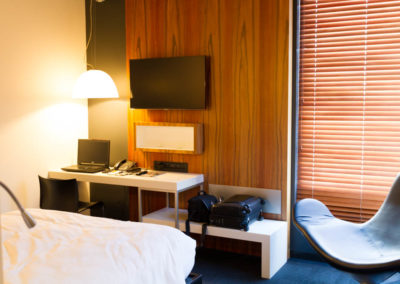 Modern guest rooms at Hotel ALT