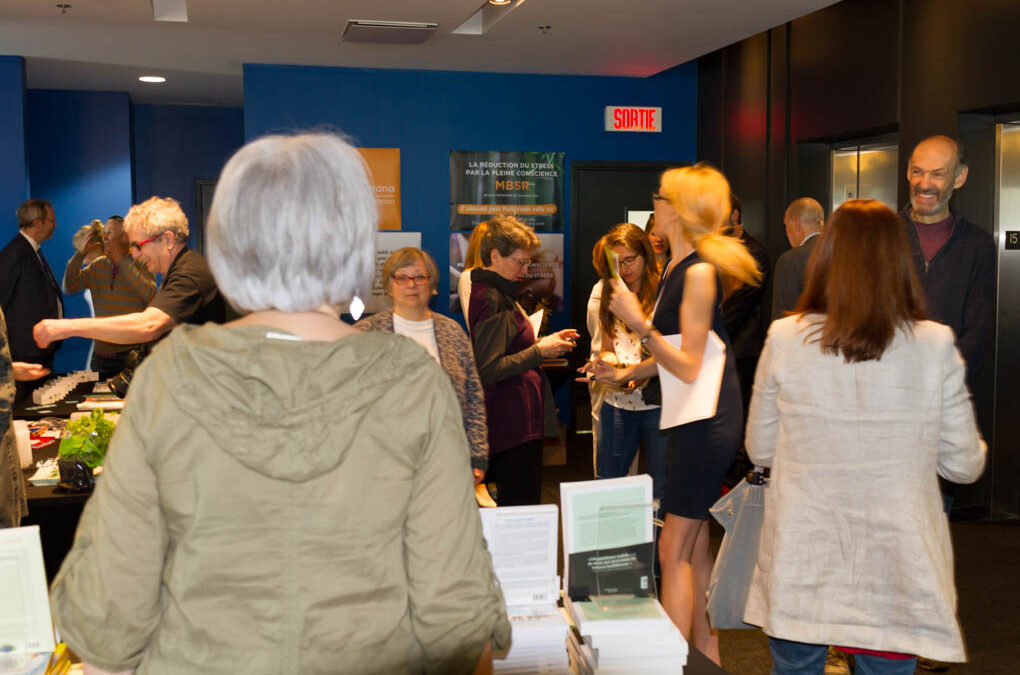 Conference registration.