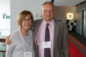 Dr. Marlène Boudreault with Dr. Laurent Schwartz.