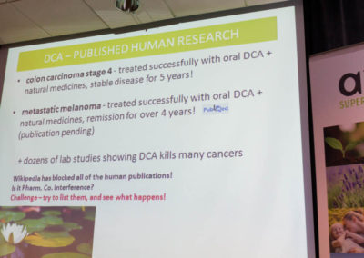 Dr. Khan speaking about DCA as a cancer therapy.