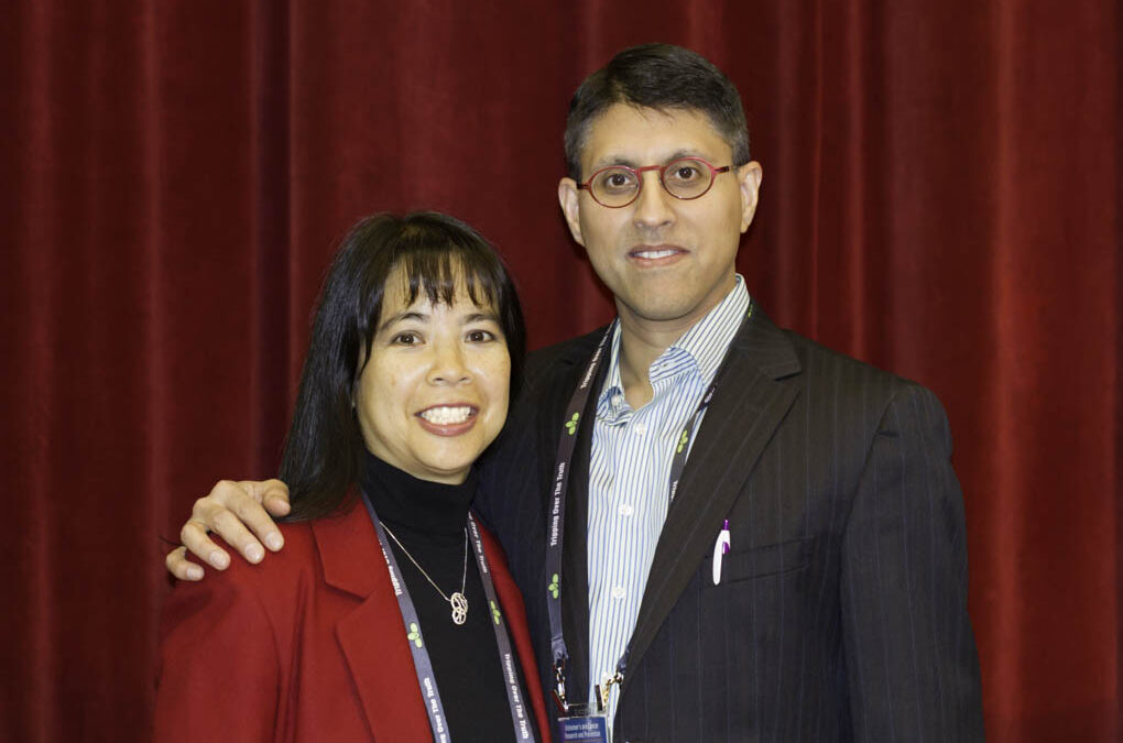 Dr. Khan with Colonel (retired) Deanna Won.