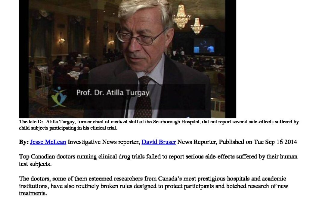 Doctors Bury Drug Trial Problems