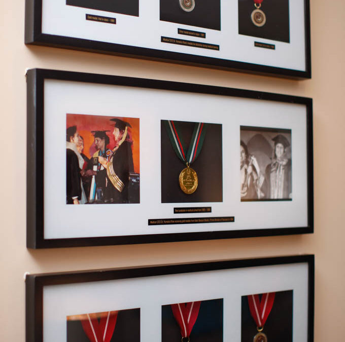 Dr. Humiara Khan’s awards from medical school