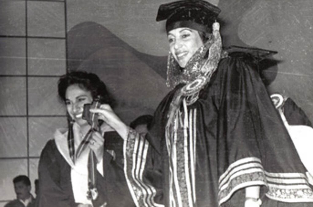 Medicor president Dr. Humaira Khan (left), graduation ceremony