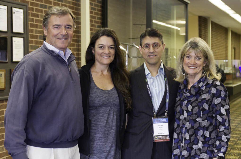 Dr. Khan with Chip, Kendell and Susan Reichhart.