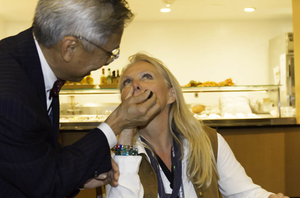 Dr. Yu asks Jane McLelland to try some intra-nasal “liquid oxygen” drops.