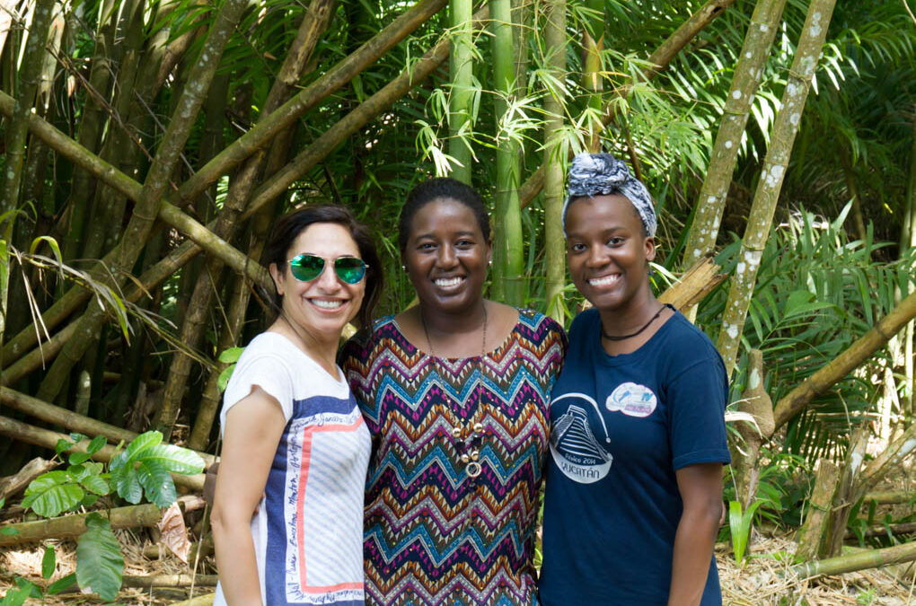 Dr. Humaira Khan with Dr. Dionne Mitchell and her sister