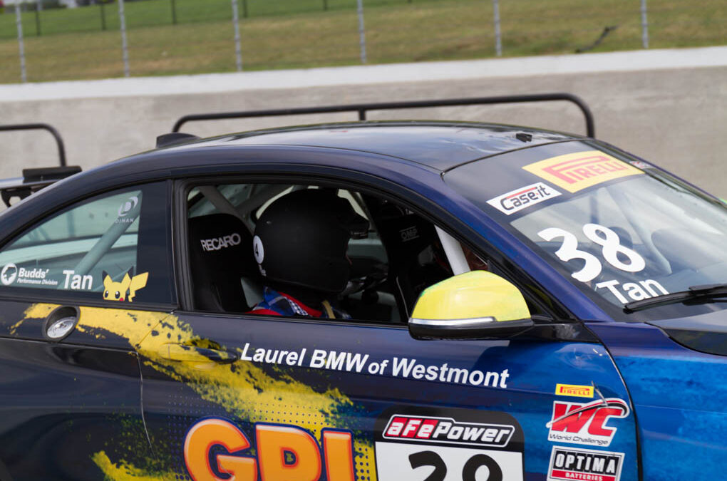 Dr. Andrews riding along for some hot laps!