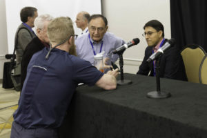 After the panel discussion.