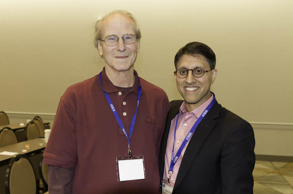 Dr. Khan with new friend Mr. William Hurt, Academy Award-Winning actor.