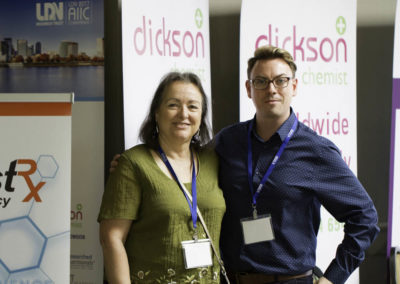 Founder of the LDN Research Trus Linda Elsegood with Stephen Dickson