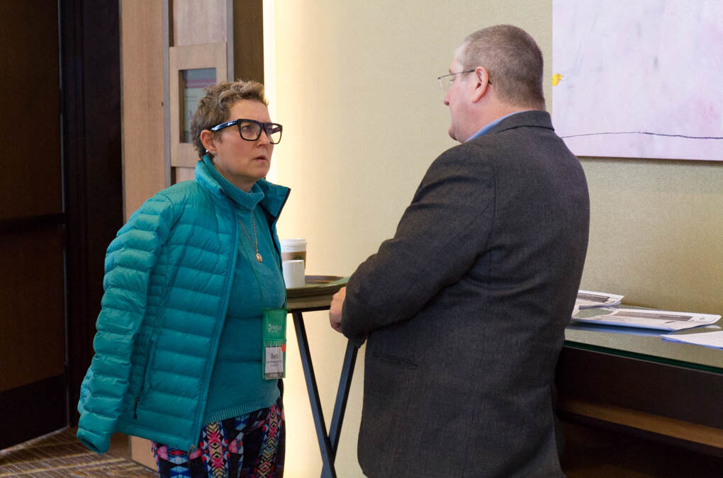 Dr. Sveta Silverman speaking with Dr. Paul Anderson