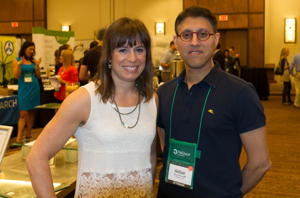 Dr. Jordan Robertson with Dr. Khan