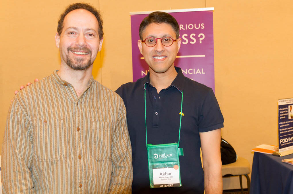 Dr. Ian Bier with Dr. Khan