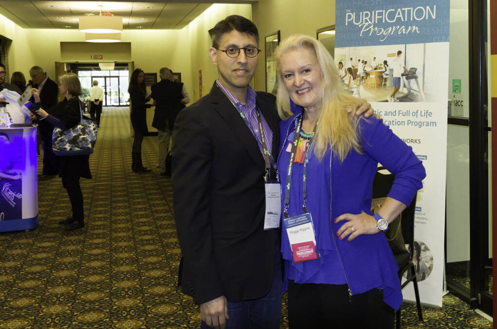 Dr. Khan with “momcologist” Peggy Higgins, founder of BambOObzled.
