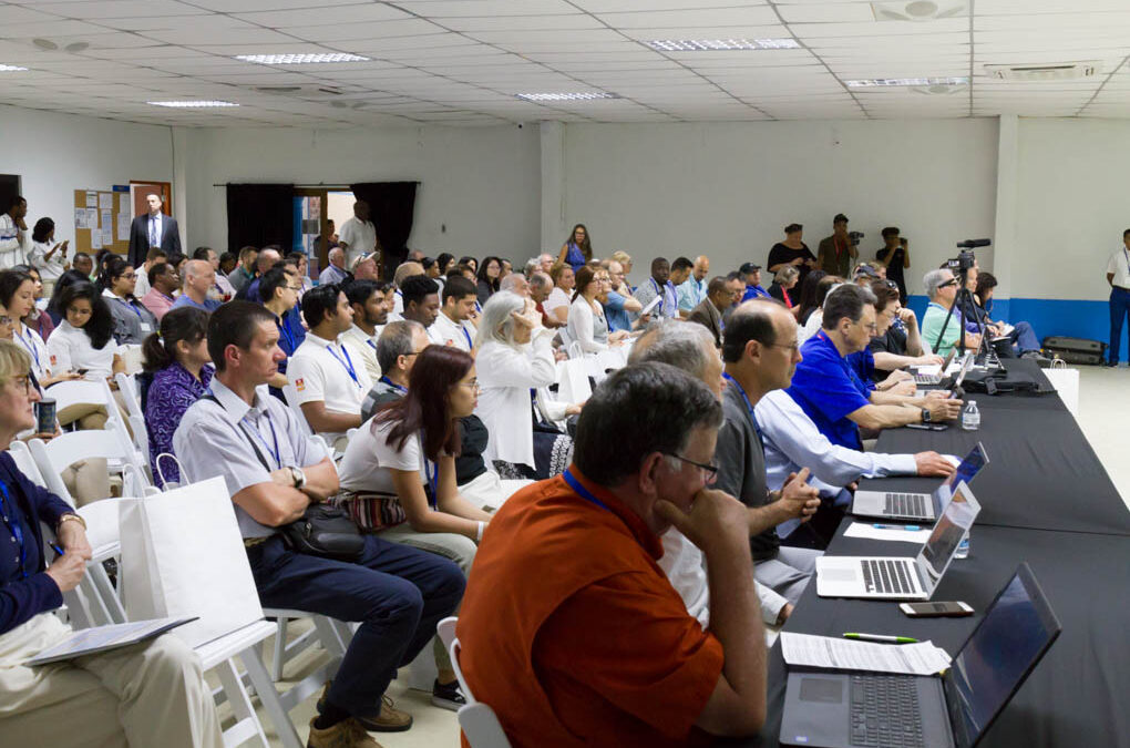 Doctors from around the world and local medical students in attendance
