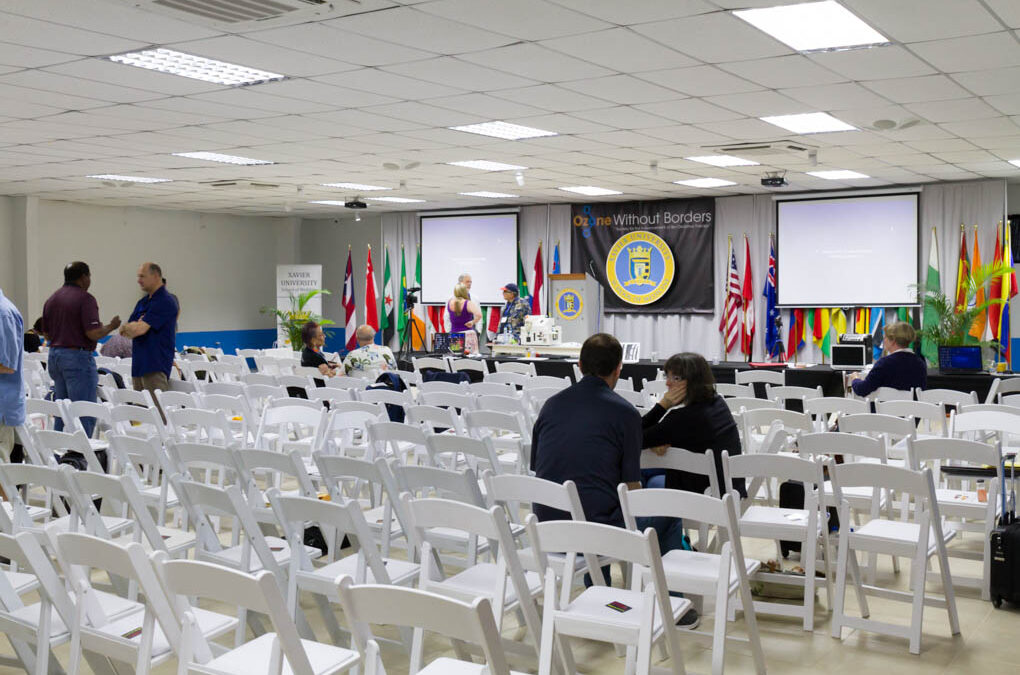 Final preprations before the conference begins