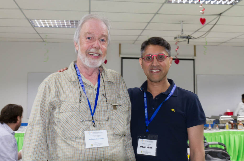 Dr. Khan with Wolfgang Zotzmann