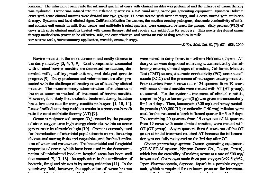 ozone-mastitis-prevent-antibiotic-use