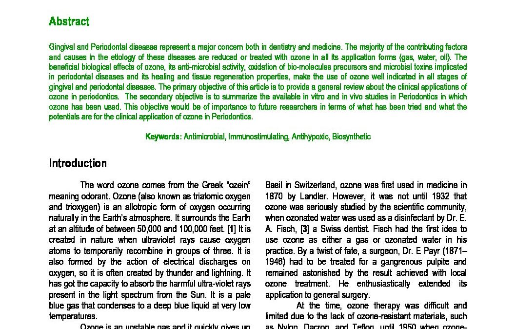 ozone-treats-periodontal-disease